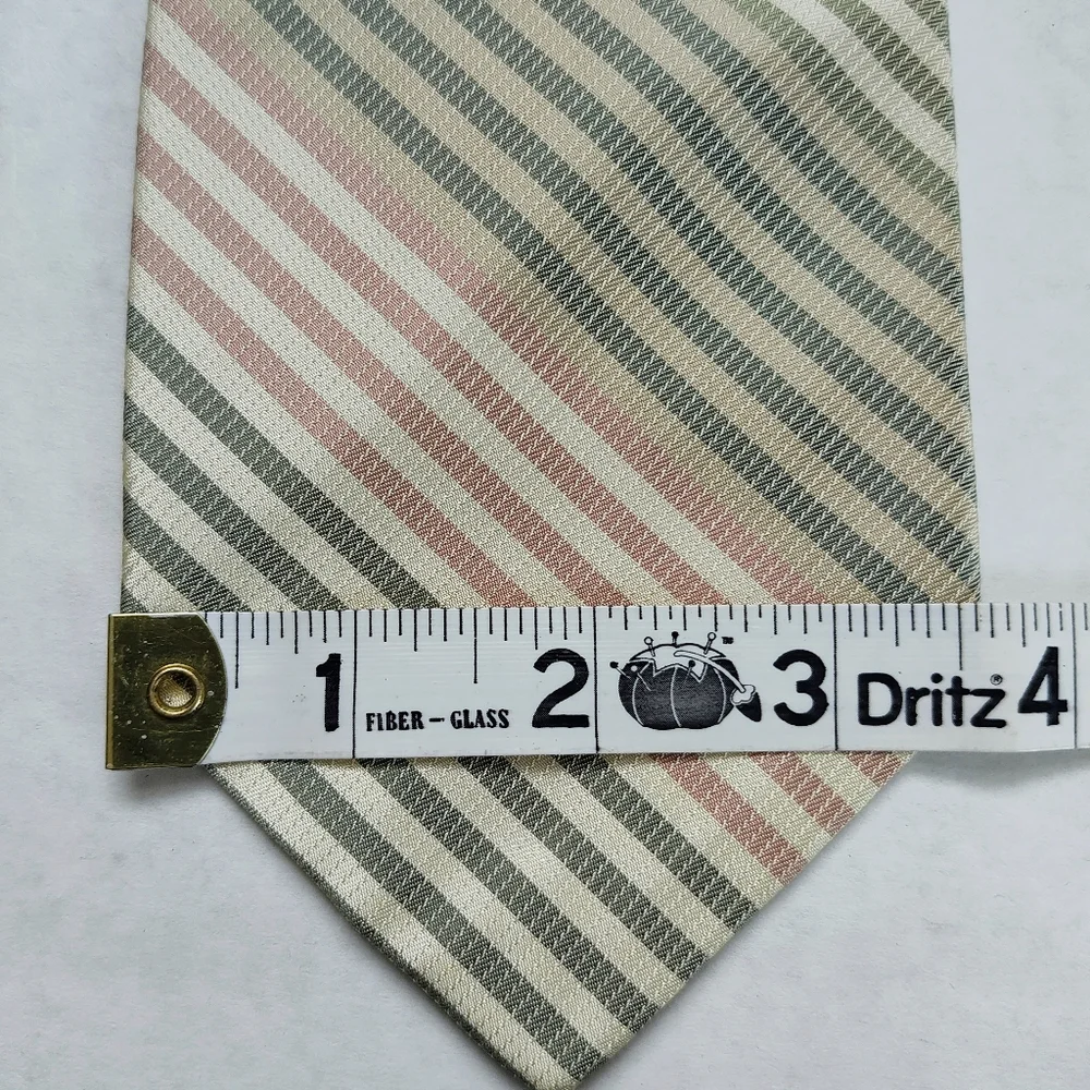 Paul Smith Set Of 2 Silk Men's Neckties Stripes And Paisley